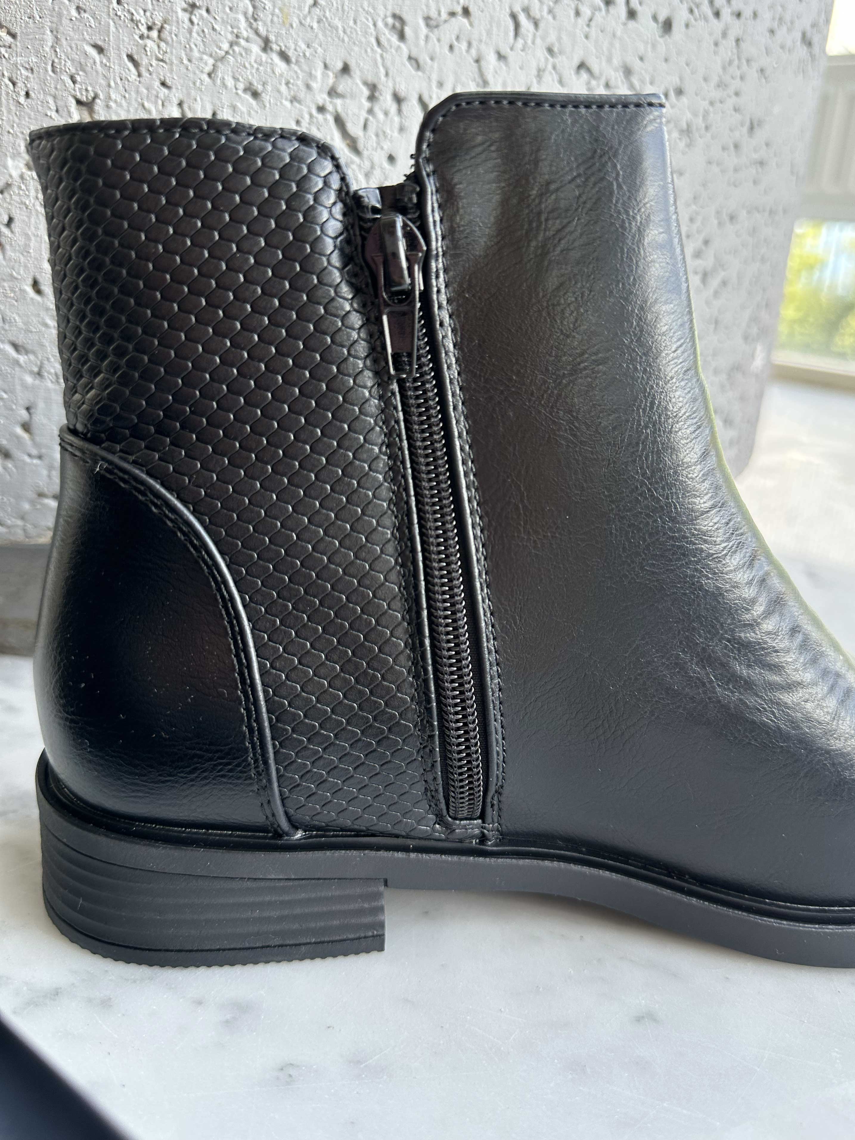 London - Ankelstøvler med lynlås